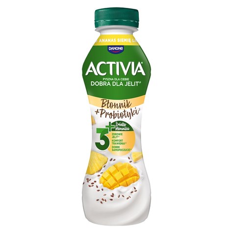 DANONE ACTIVIA DO PICIA 270g ANANAS-MANGO-ZBOŻA /6/