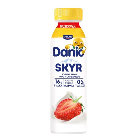DANONE DANIO SKYR PITNY TRUSKAWKA 270g /8/