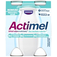 DANONE ACTIMEL 4x100G NATURALNY BEZ CUKRU /6/