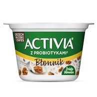 DANONE ACTIVIA ORZECH WŁOSKI OWIES 165G /12/