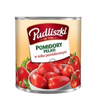 PUDLISZKI POMIDORY CAŁE PELATI 2550g/1530g/6