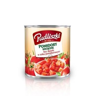PUDLISZKI POMIDORY KROJONE 2550g/1510g/6