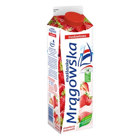 MLEKPOL MAŚLANKA OW TRUSKAWKA 1L /6/