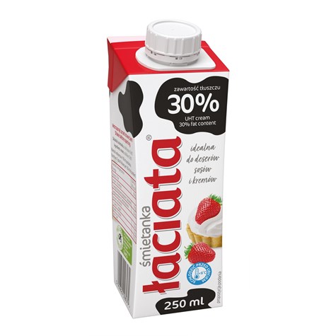 ŁACIATE ŚMIETANKA UHT 0,25L 30% (18)
