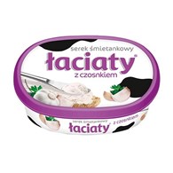 ŁACIATE SEREK TWAROGOWY CZOSNEK 135g /12/