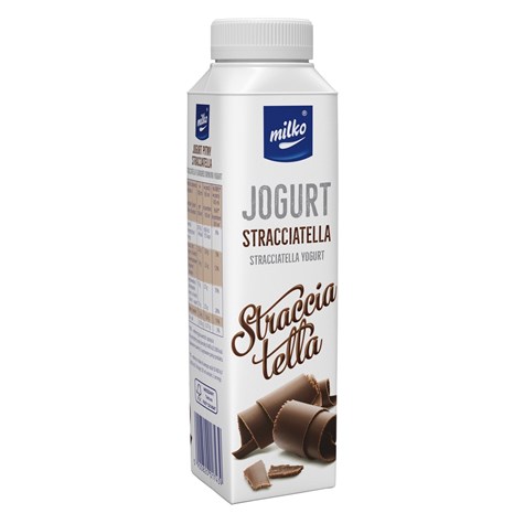 MILKO JOG PITNY DESEROWY STRACCIATELLA 0,33L /6/