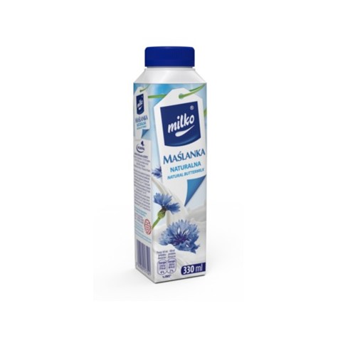 MILKO MAŚLANKA NATURA 0,33L /6/