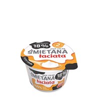 ŁACIATE ŚMIETANA 180g 18% /12/