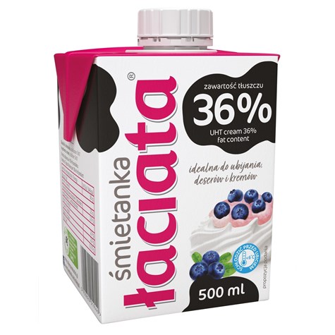 ŁACIATE ŚMIETANKA UHT 0,5L 36% /8/