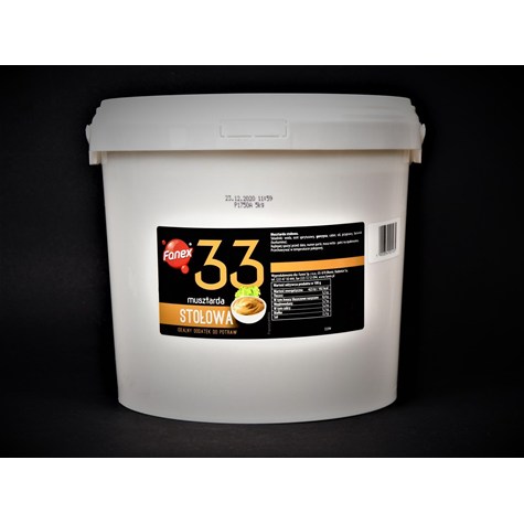 FANEX MUSZTARDA 5kg STOŁOWA