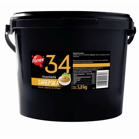 FANEX MUSZTARDA 5,8kg SAREPSKA