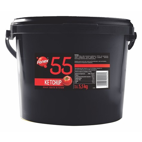 FANEX KETCHUP ŁAGODNY 5,5kg wiadro