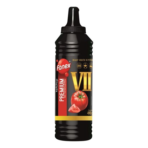 FANEX KETCHUP VII 490g butelka plast. /6/