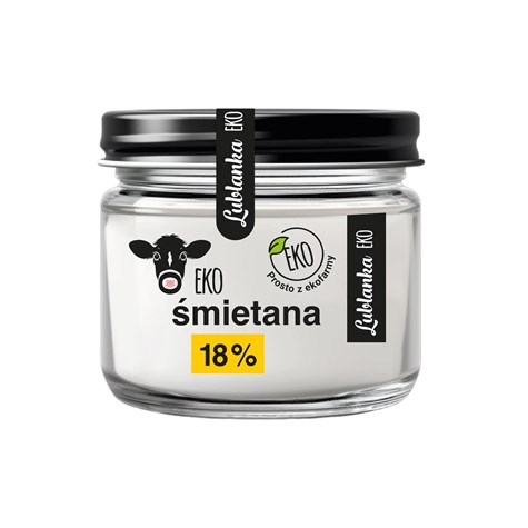 LUBLANKA EKO ŚMIETANA 18% 250g /12/