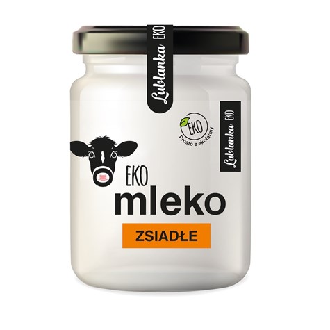 LUBLANKA EKO ZSIADŁE MLEKO 450g /12/