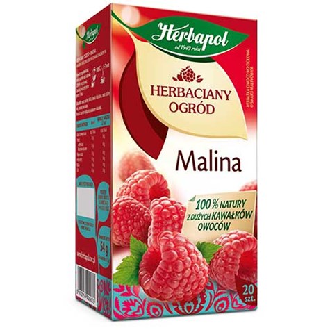 HERBAPOL HERBATA HERB OGR MALINA 20 tor 60g /10/