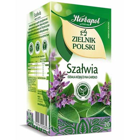 HERBAPOL HERBATA ZIELNIK POL SZAŁWIA 1,2gx20t /12/