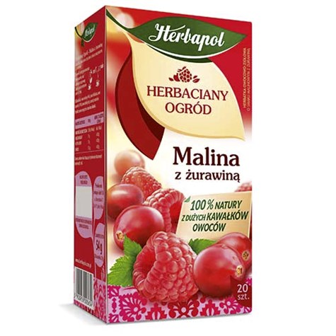 HERBAPOL HERBATA HERB OGR MALIN ŻURAW 20tor 60g /10/