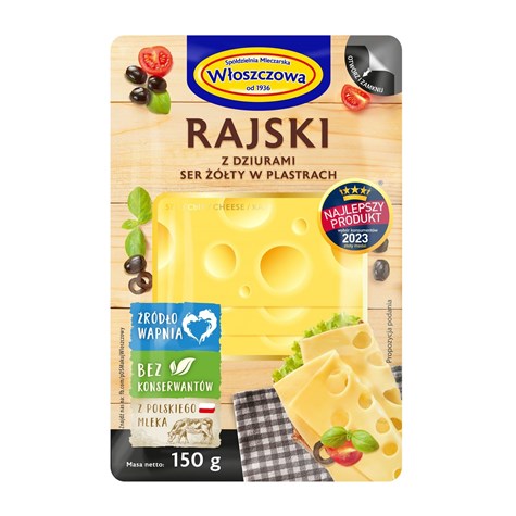 WŁOSZCZOWA PLASTRY O/Z RAJSKI 150g /10/