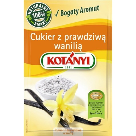 KOTANYI CUKIER Z PRAWDZIWĄ WANILIĄ 10g/25