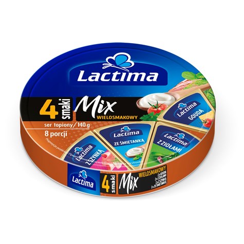 LACTIMA TOPIONE KRĄŻKI MIX SMAKOWY 140g /24/