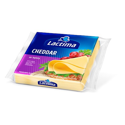 LACTIMA SER TOPIONY PLASTRY 130g CHEDDAR /10/