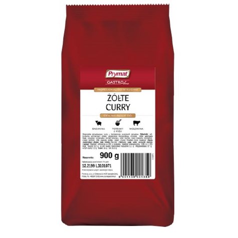 PRYMAT CURRY ŻÓŁTE 900g /10/ torba