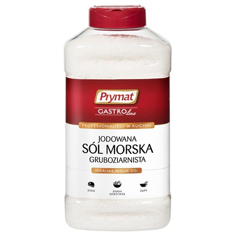 PRYMAT SÓL MORSKA 1,8kg /9/ pet Gruboziarnista