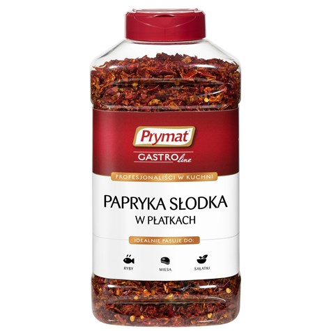 PRYMAT PAPRYKA SŁODKA W PŁATKACH 450g /9/ pet