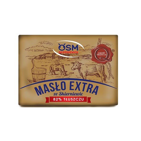 SKIERNIEWICE MASŁO EXTRA 82% 200g /50/