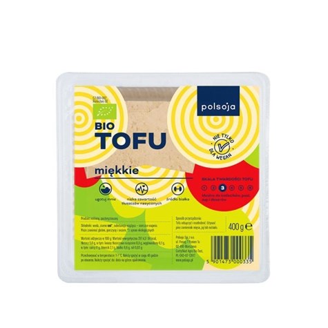 POLSOJA TOFU BIO NATURALNE MIĘKKIE NR 3 400g /4/