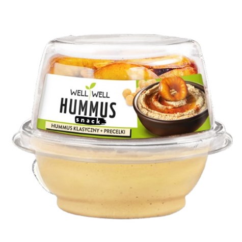 WELL HUMMUS KLASYCZNY Z PRECLAMI 120g /6/