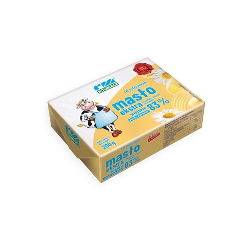 ROLMLECZ MASŁO EXTRA WIEJSKIE 200g /8/