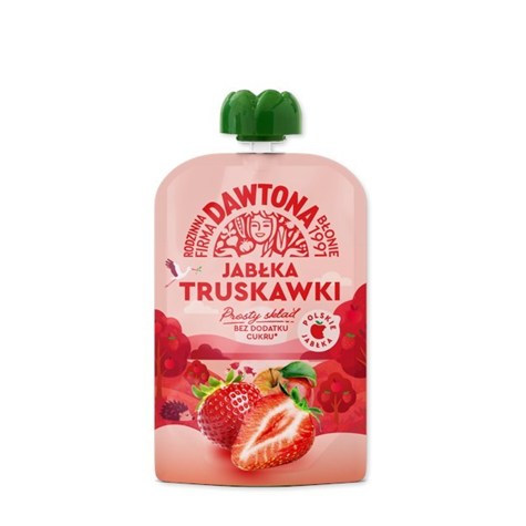 DAWTONA MUS JABŁKO-TRUSKAWKA 100G /12/