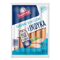 INDYKPOL PARÓWKI KLASYCZNE 215g /10/