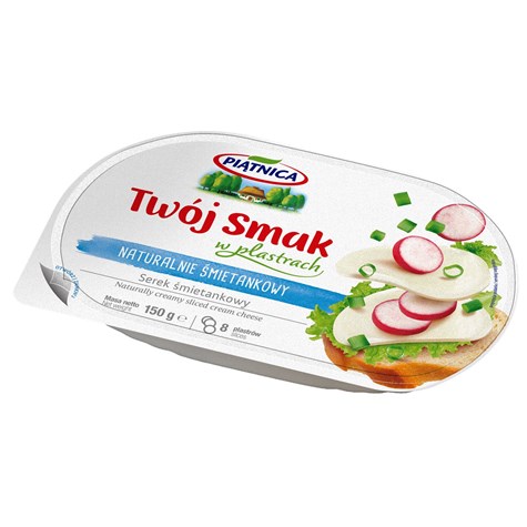 PIĄTNICA TWÓJ SMAK PLASTRY ŚMIETANKOWY 150g /10/