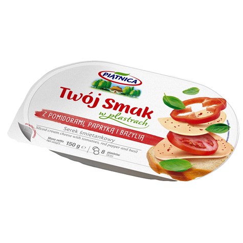 PIĄTNICA TWÓJ SMAK PLASTRY PAPR POMID BAZ 150g /10/