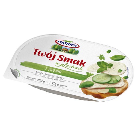 PIĄTNICA TWÓJ SMAK PLASTRY Z ZIOŁAMI 150g /10/