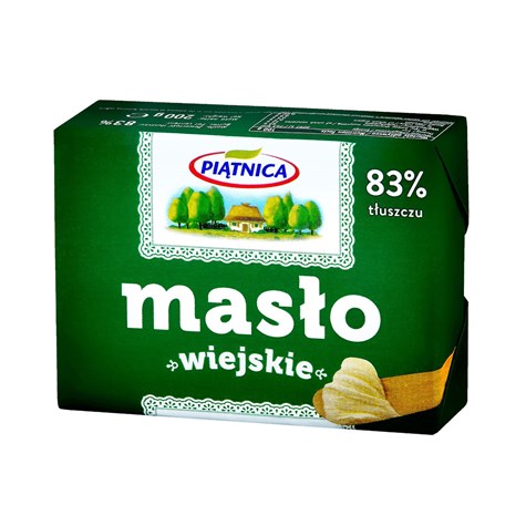 PIĄTNICA MASŁO WIEJSKIE 83% 200g /30/