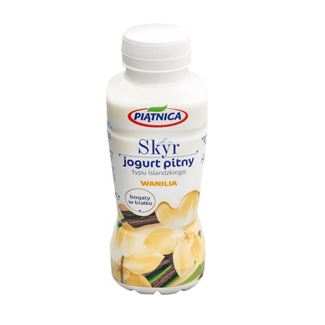 PIĄTNICA JOGURT 330ml SKYR PITNY WANILIA   /12/