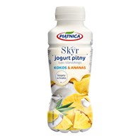 PIĄTNICA JOGURT 330ml SKYR PITNY ANANAS-KOKOS /12/