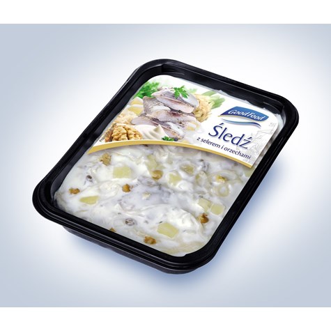 GOOD F ŚLEDŹ MARYNOWANY Z SELER I ORZECH 400g /6/
