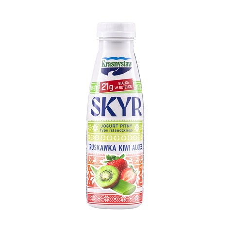 KRASNYSTAW SKYR TRUSKAWKA KIWI ALOES 330G /6/