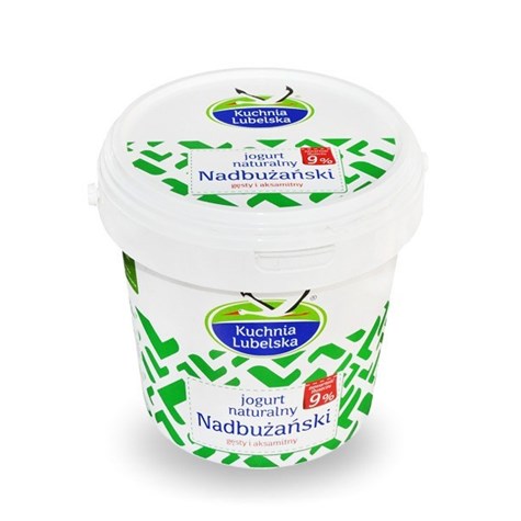 BIELUCH JOGURT NADBUŻAŃSKI NATURA 1L 9%  /6/ gęsty