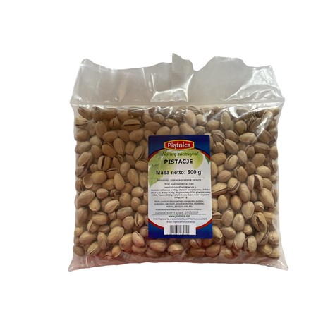 PIĄTNICA PISTACJE PRAŻONE SOLONE 0,5kg/15