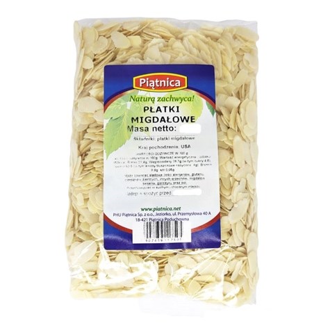 PIĄTNICA MIGDAŁY PŁATKI 0,5kg /12/