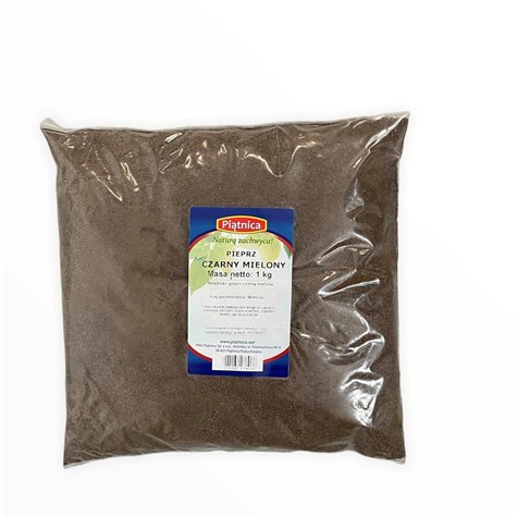 PIĄTNICA PIEPRZ CZARNY MIELONY 1kg /12/