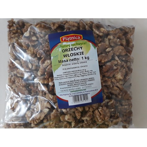 PIĄTNICA ORZECH WŁOSKI POŁÓWKI 1kg/10