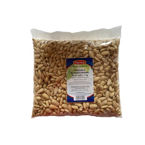 PIĄTNICA MIGDAŁY BLANSZOWANE 1kg /10/