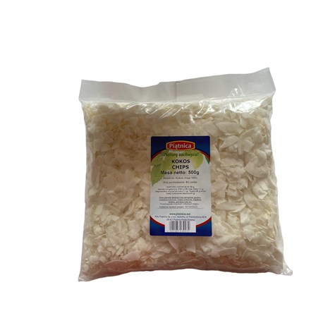 PIĄTNICA PŁATKI / CHIPSY KOKOSOWE 0,5kg/13